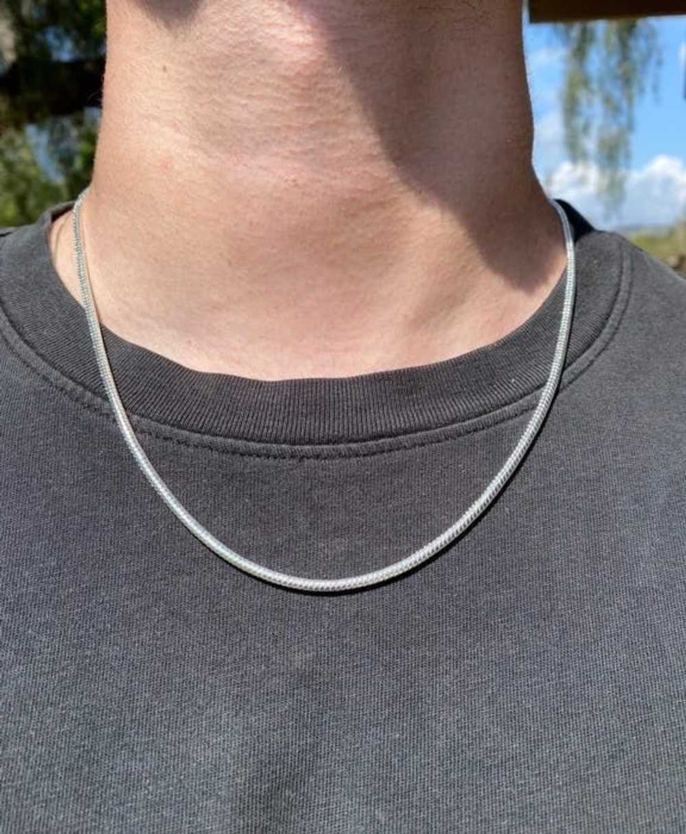 Silver Silver Chain Necklace (PVD) - image 1