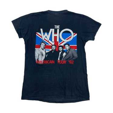 vintage the who 1982 tour t shirt - Gem