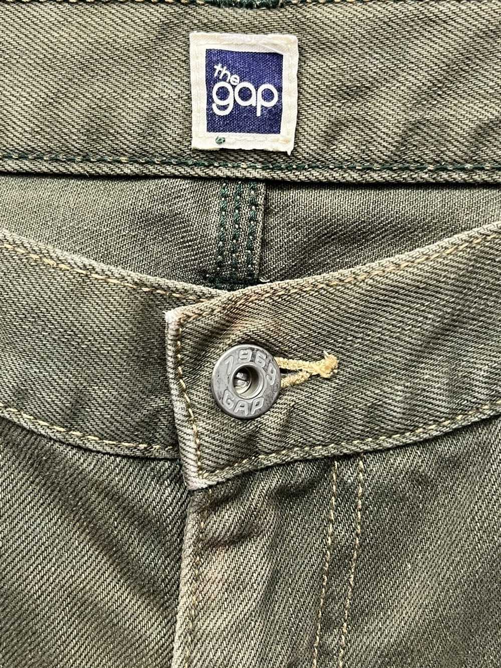 Gap × Vintage Vtg THE GAP Rusty Green Rick Owens … - image 6