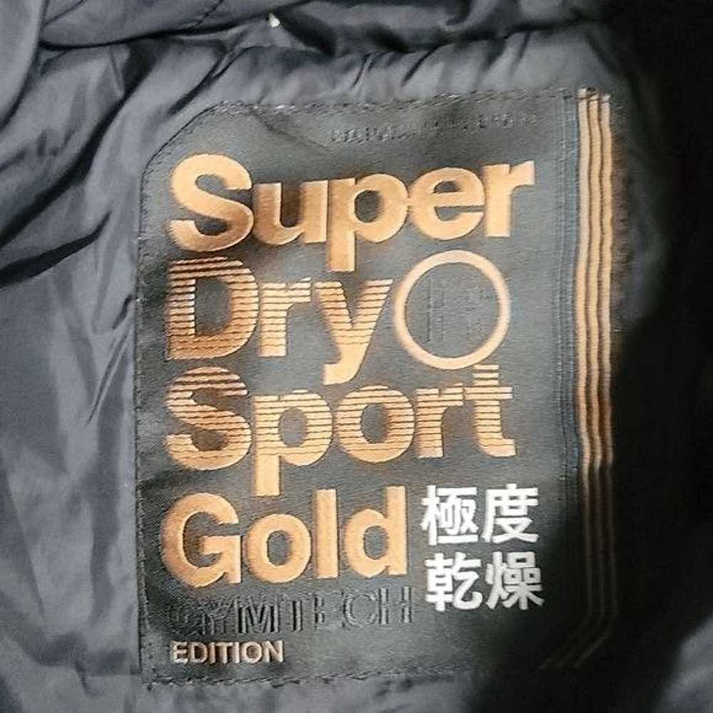 Superdry Super Dry Sport coat puffer black gold l… - image 2