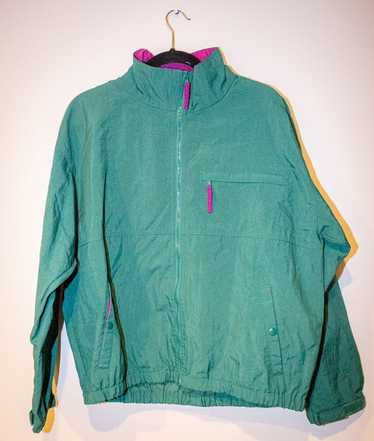 Lands End LANDS’ END Unisex Size L Nylon Green Pur