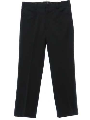 1970's Mens Black Leisure Pants