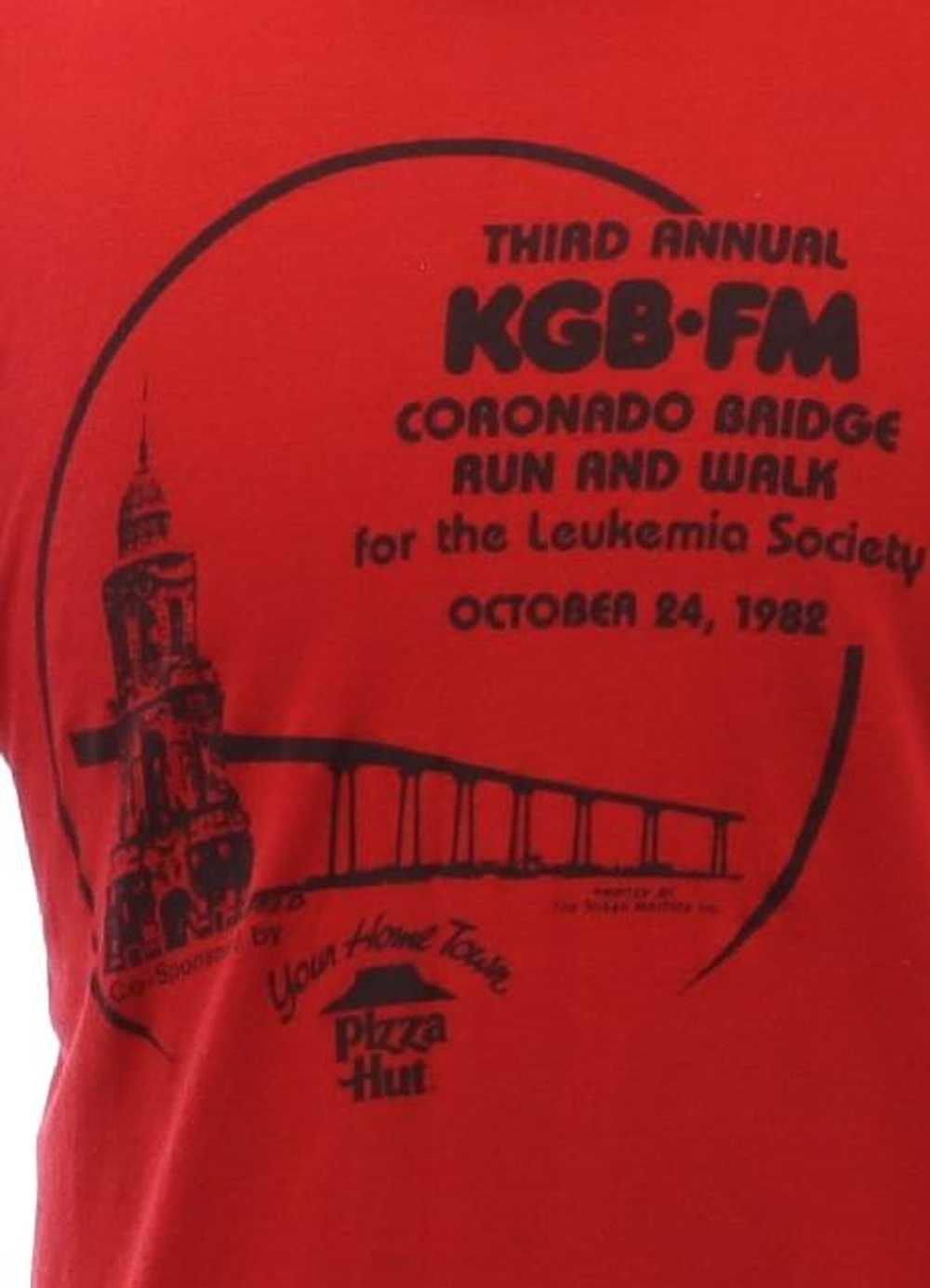 1980's T Fine by Rod Mens KGB FM Bridge Walk Sing… - image 2