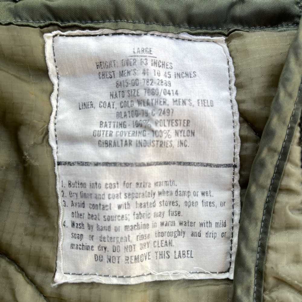 Military × Streetwear × Vintage VTG Army Cold Wea… - image 6