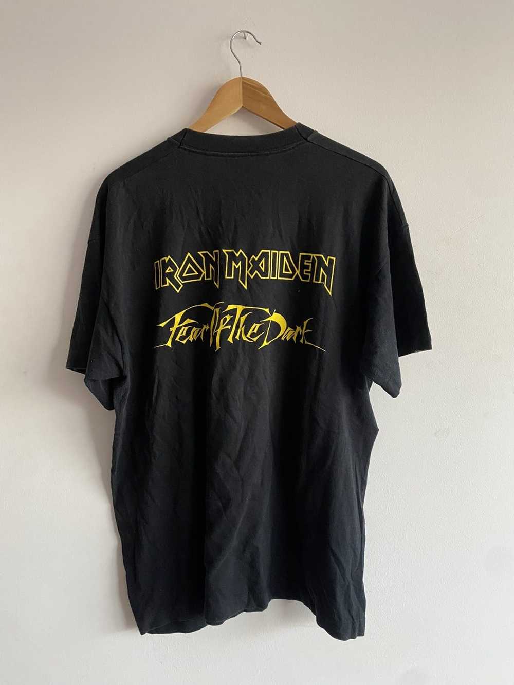 Band Tees × Vintage Vintage Iron Maiden Fear Of T… - image 2