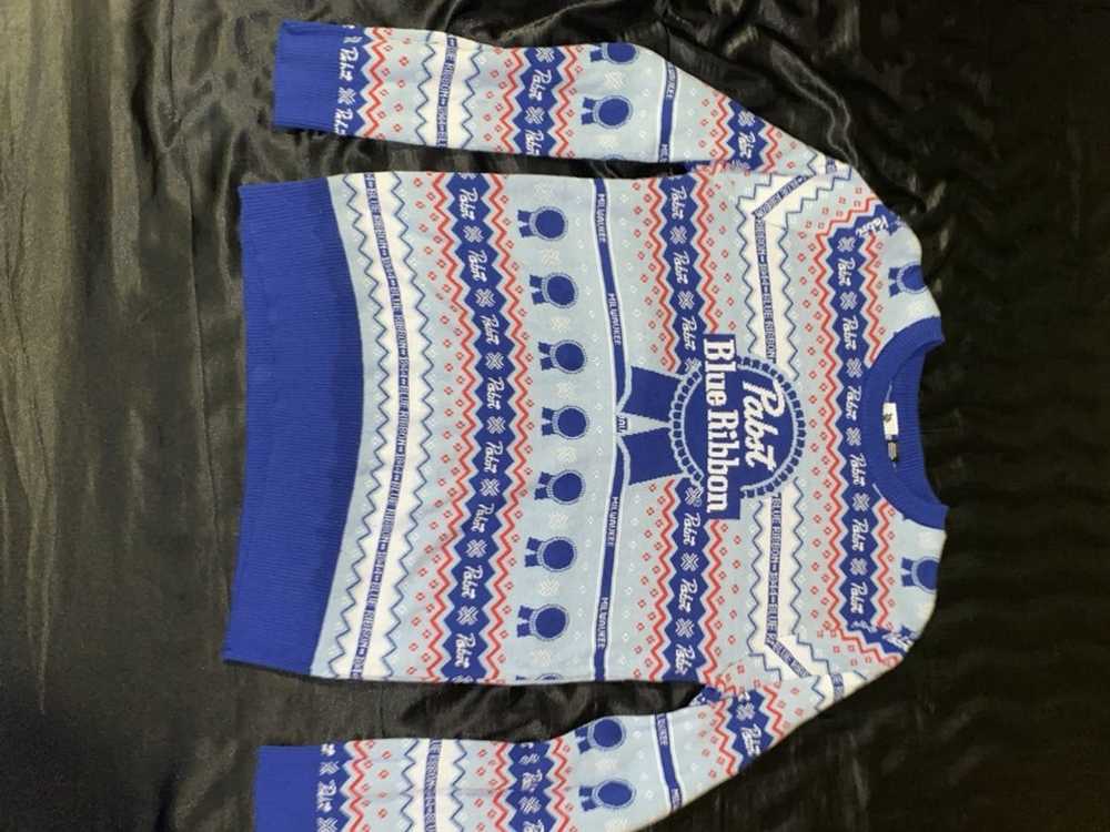 Pabst Blue Ribbon PBR Sweater - image 1