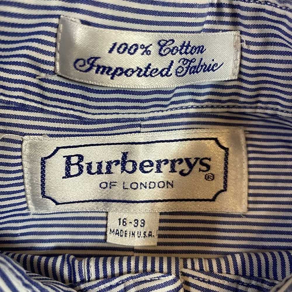 Burberry × Made In Usa × Vintage 80s 90s Burberry… - image 2