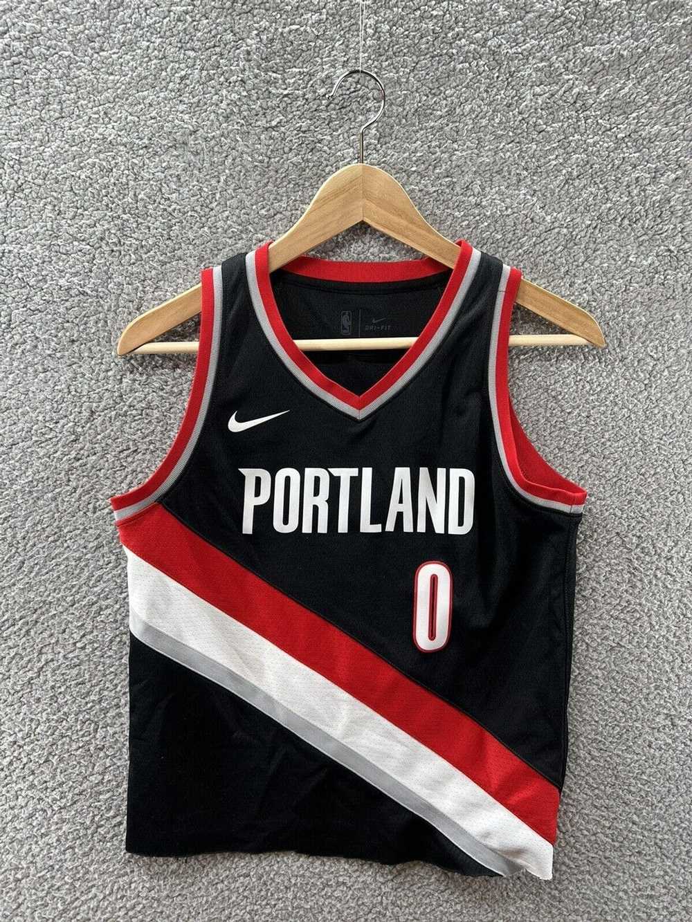 Nike Nike Portland Trail Blazers Lillard Black Je… - image 1