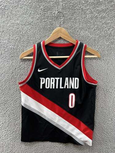 Nike Nike Portland Trail Blazers Lillard Black Jer