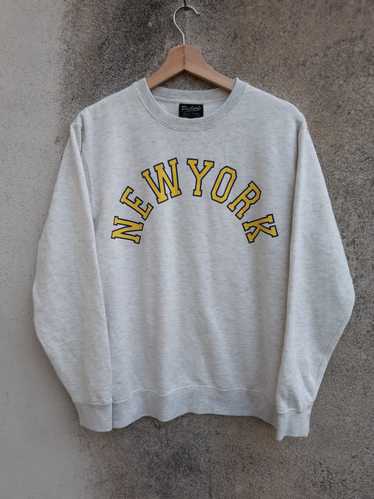 New York × Vintage Vtg sweatshirt new york big log