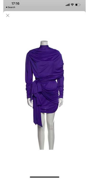 Balenciaga Balenciaga SS17 L25 Purple Mini Dress