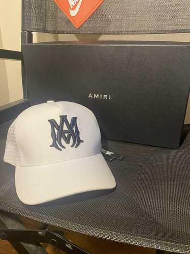 Buy Amiri Ma Logo Trucker Hat 'Black/Blue' - PS22MAH005 013 BLAC