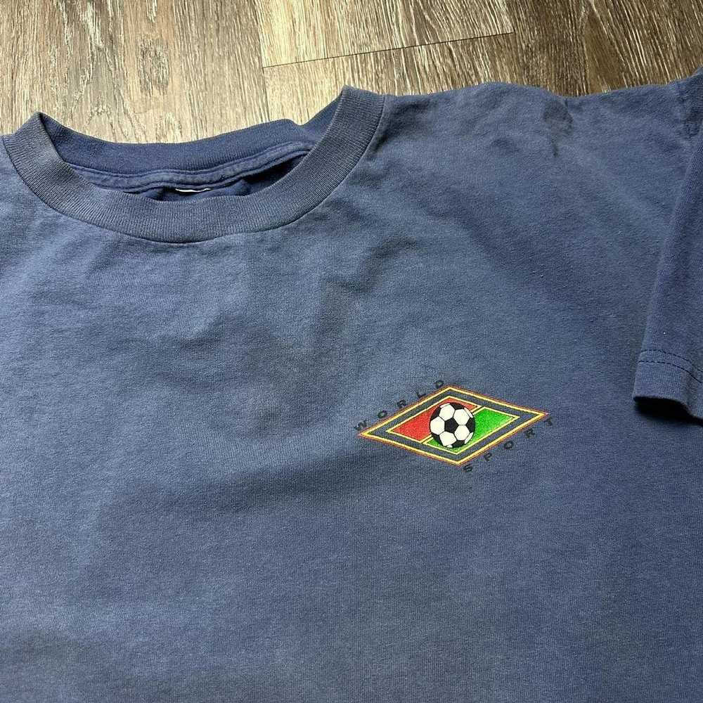 Fila × Vintage vintage soccer sport t-shirt - image 3