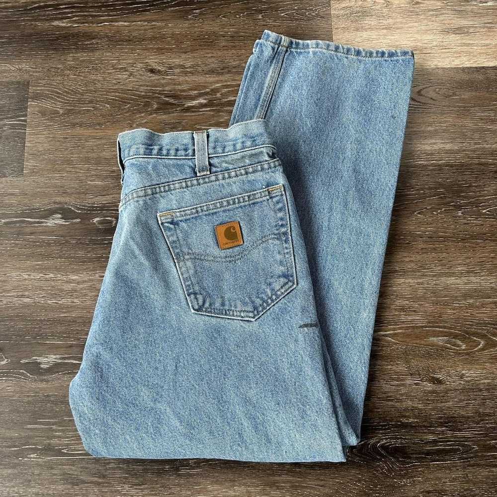 Carhartt carhartt denim work jeans - image 3