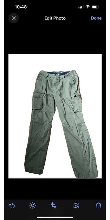 Nautica Mens Nautica green utility cargo pants (33