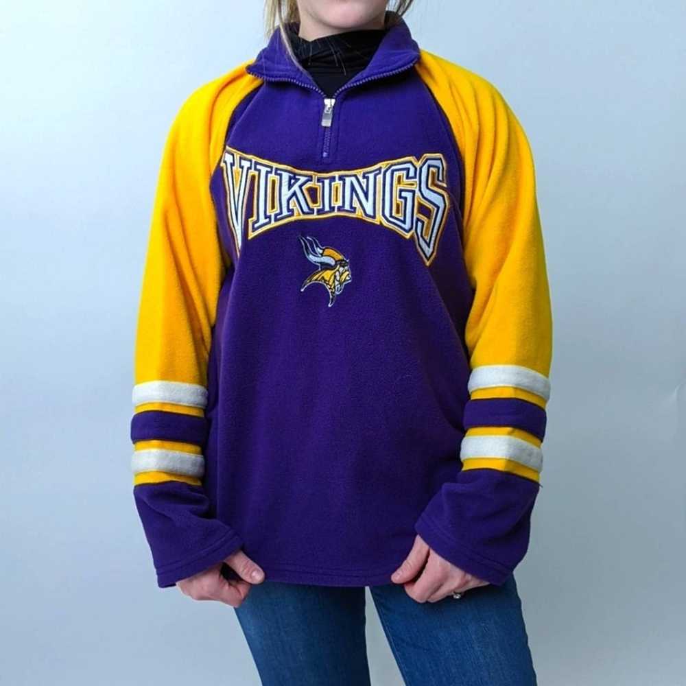 Vintage 2000s Nike Minnesota Vikings Swoosh Check Stitched NFL 