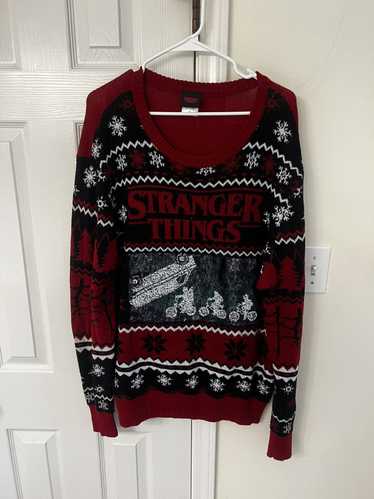 Vintage Stranger Things Sequin Flip Ugly Christmas