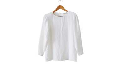 Yves Saint Laurent Plain White Yves Saint Laurent… - image 1