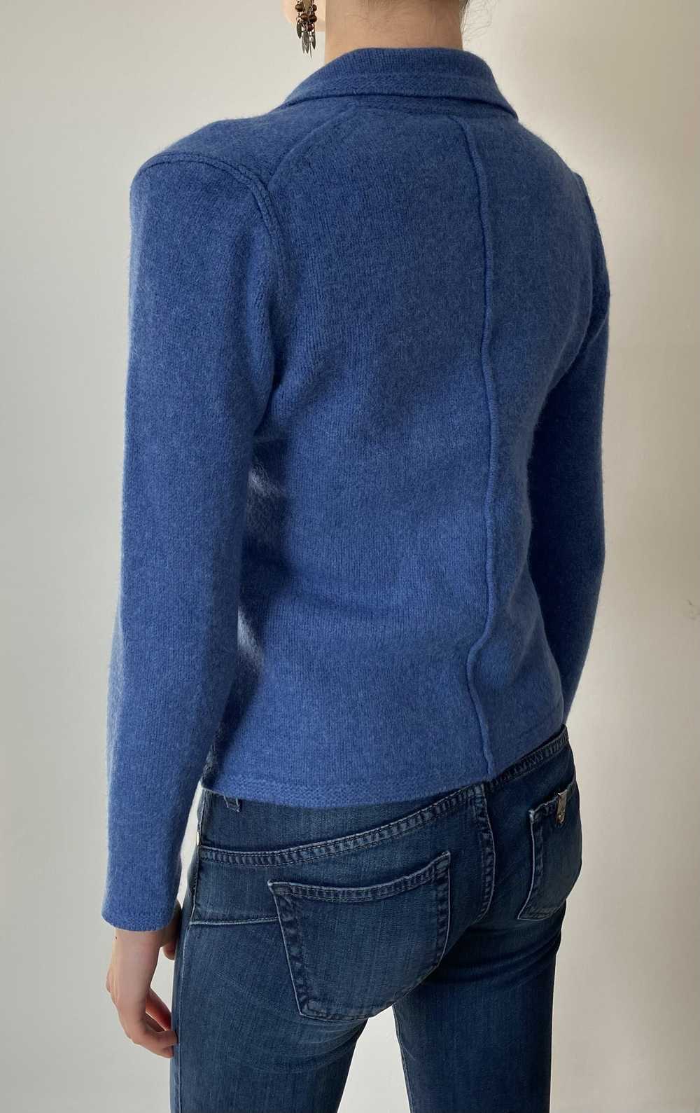 Other × Vintage CHRISTIAN BERG blue wool cardigan - image 10