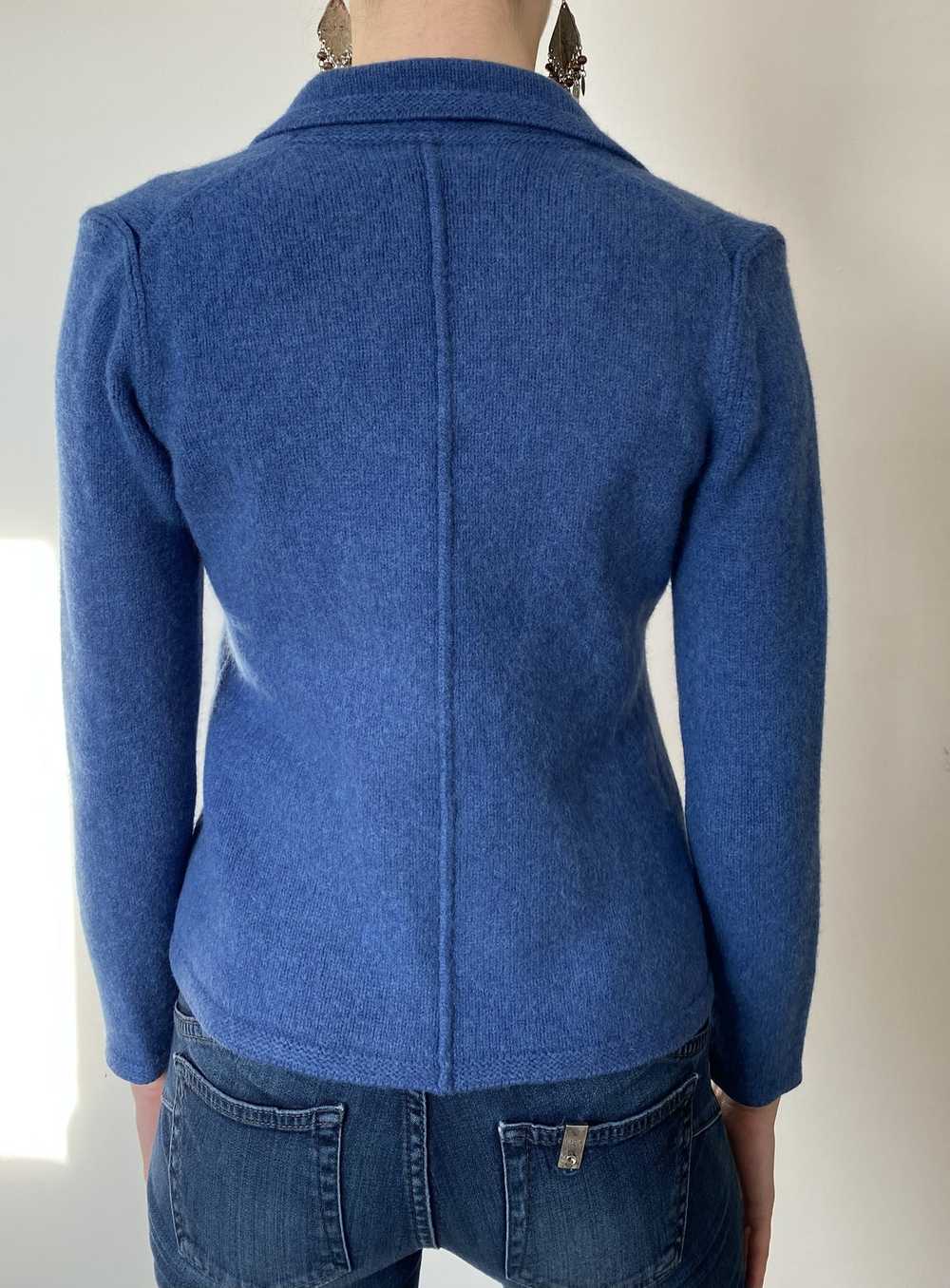 Other × Vintage CHRISTIAN BERG blue wool cardigan - image 11