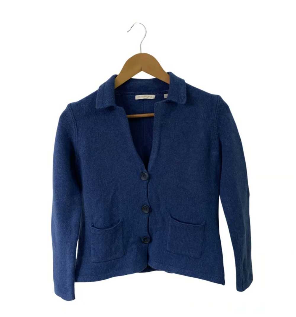 Other × Vintage CHRISTIAN BERG blue wool cardigan - image 1