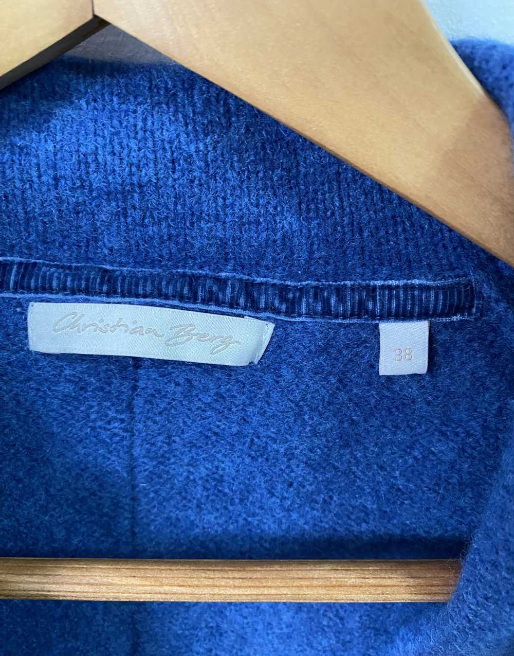 Other × Vintage CHRISTIAN BERG blue wool cardigan - image 4