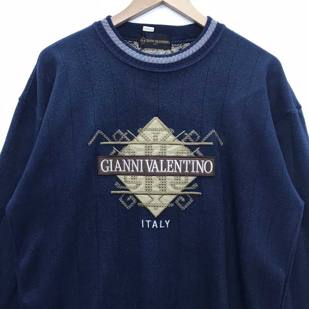 Gianni × Valentino Rare!! Gianni Vallentino Sweat… - image 3