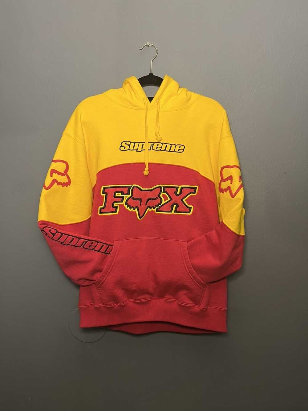 Fox Racing × Supreme SUPREME-FOX RACING HOODED SW… - image 1