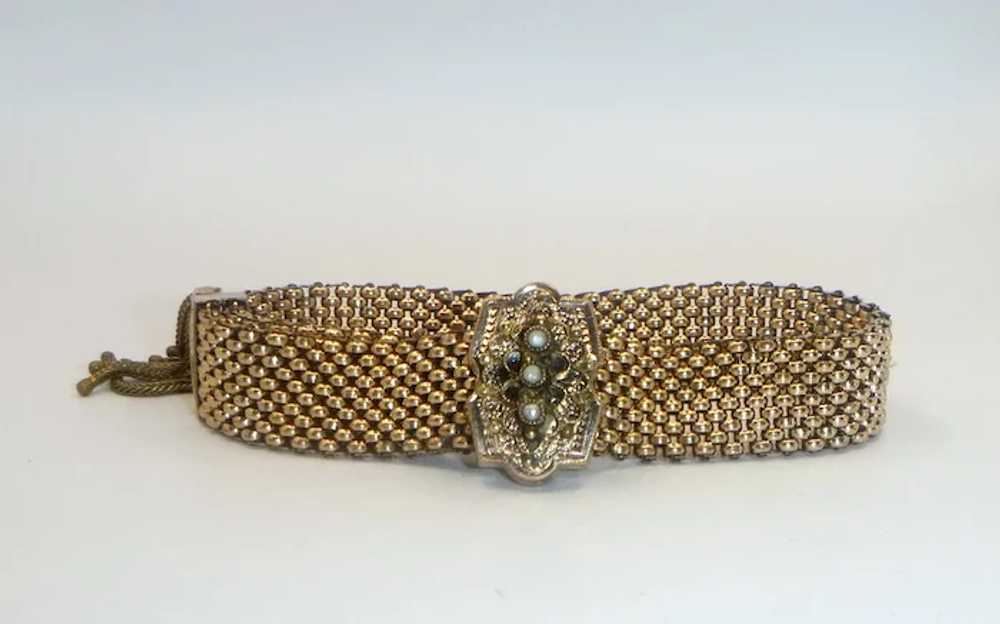 Antique Victorian Gold Filled Slide Bracelet - image 8