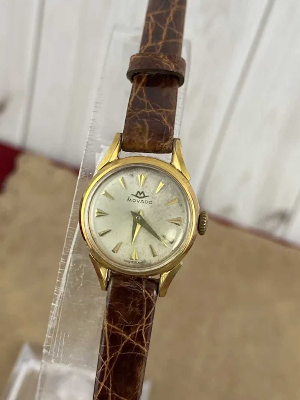Movado Vintage Watch 1950's Hand Wind Analog 17 J… - image 7