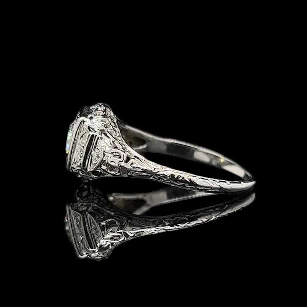 Art Deco .50ct. Diamond Antique Engagement - Fash… - image 2