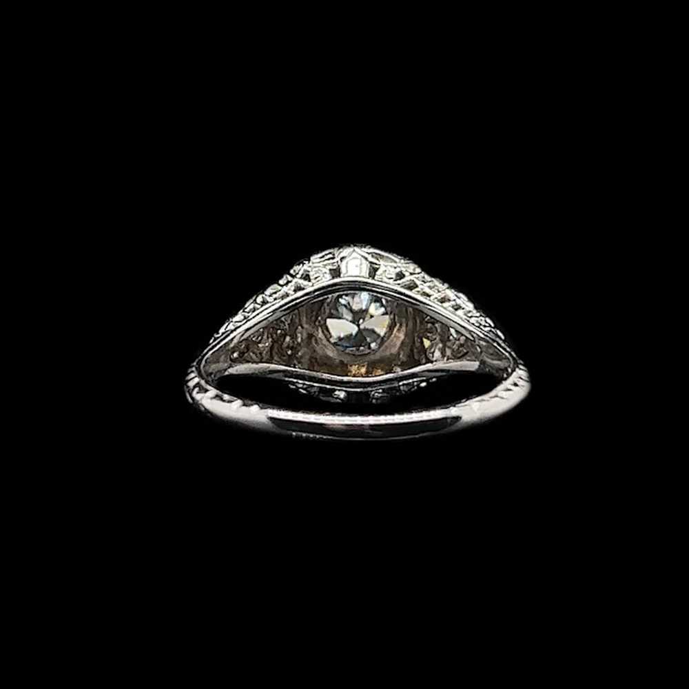 Art Deco .50ct. Diamond Antique Engagement - Fash… - image 4