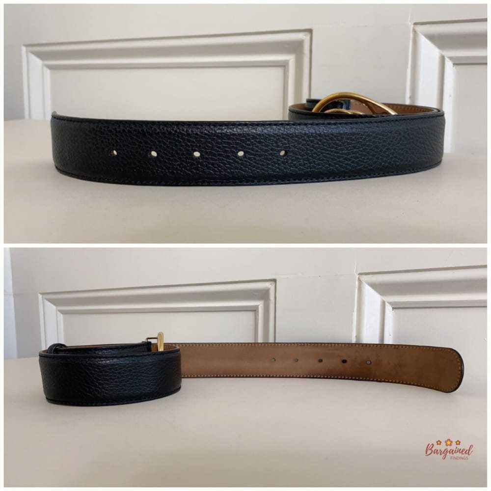Gucci Interlocking Buckle leather belt - image 4