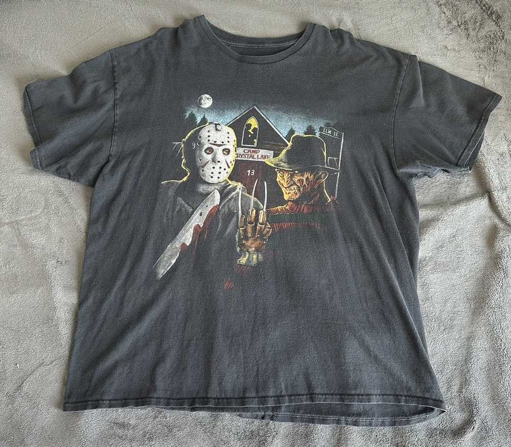 Vintage Vintage Jason VS Freddy T Shirt Movie - image 1