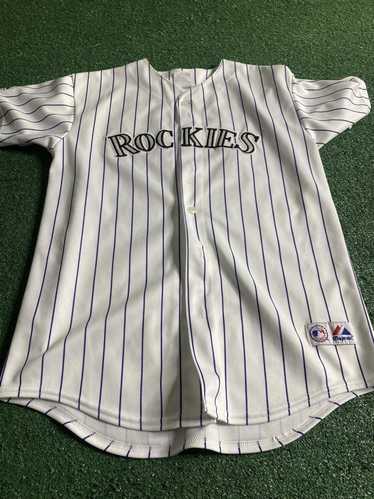 Rockies #19 Charlie Blackmon White Cool Base Stitched Youth