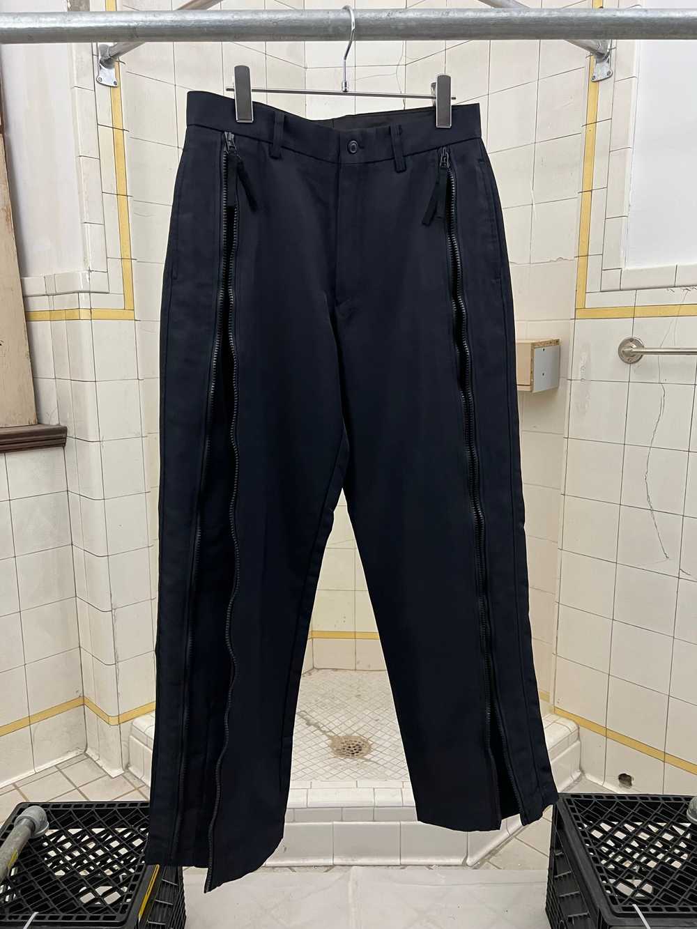 ss2000 Issey Miyake Baggy Dual Zip Trousers - Siz… - image 2