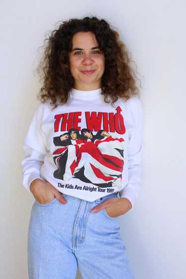 1989 The Who The Kids Are Alright Band Tour White… - image 1