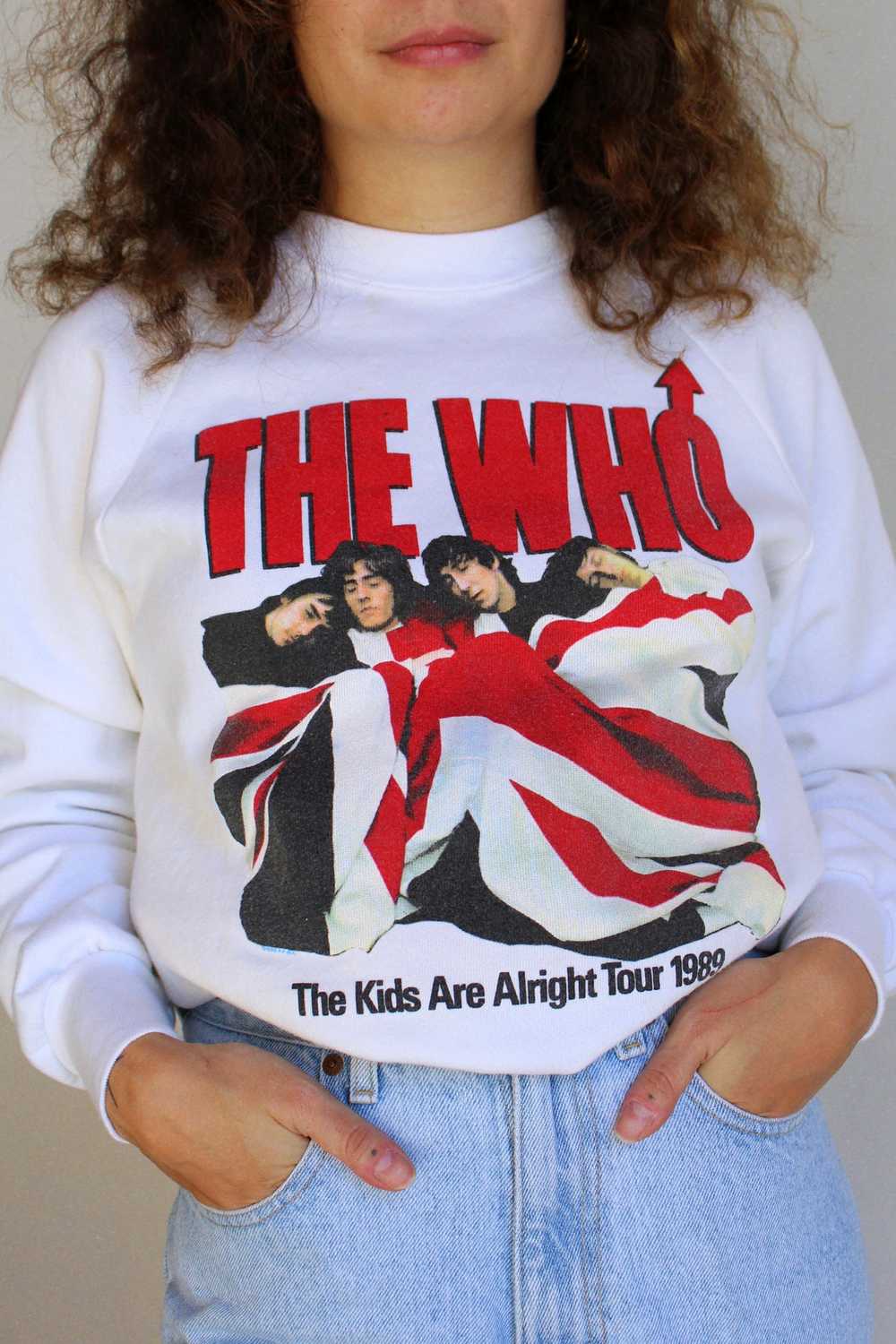 1989 The Who The Kids Are Alright Band Tour White… - image 5