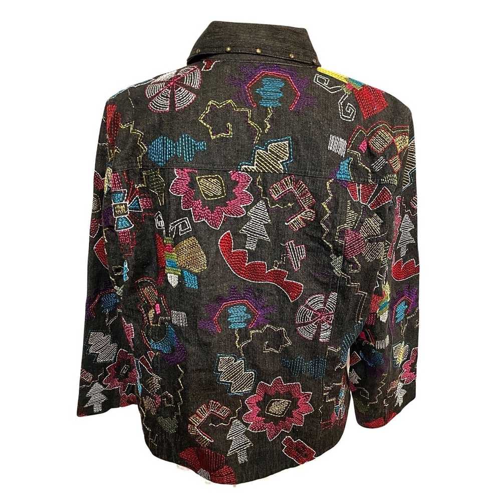 Other Stonebridge Denim Embroidered Jacket Womens… - image 4