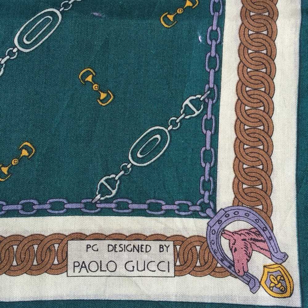 Paolo Gucci paolo gucci handkerchief bandana - image 1