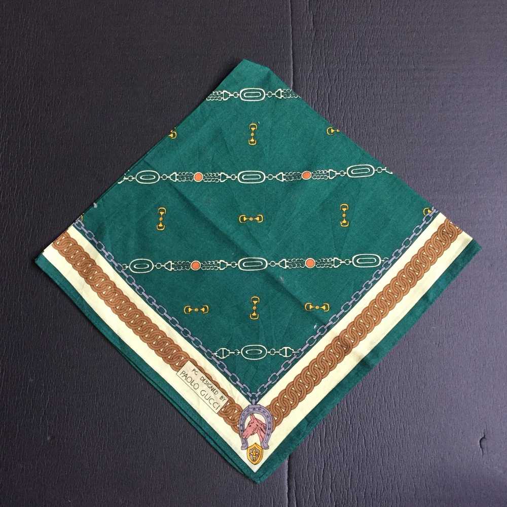 Paolo Gucci paolo gucci handkerchief bandana - image 2