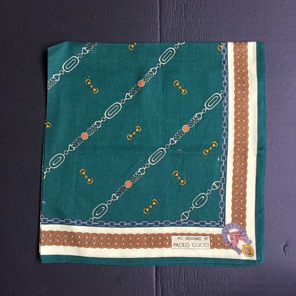 Paolo Gucci paolo gucci handkerchief bandana - image 3