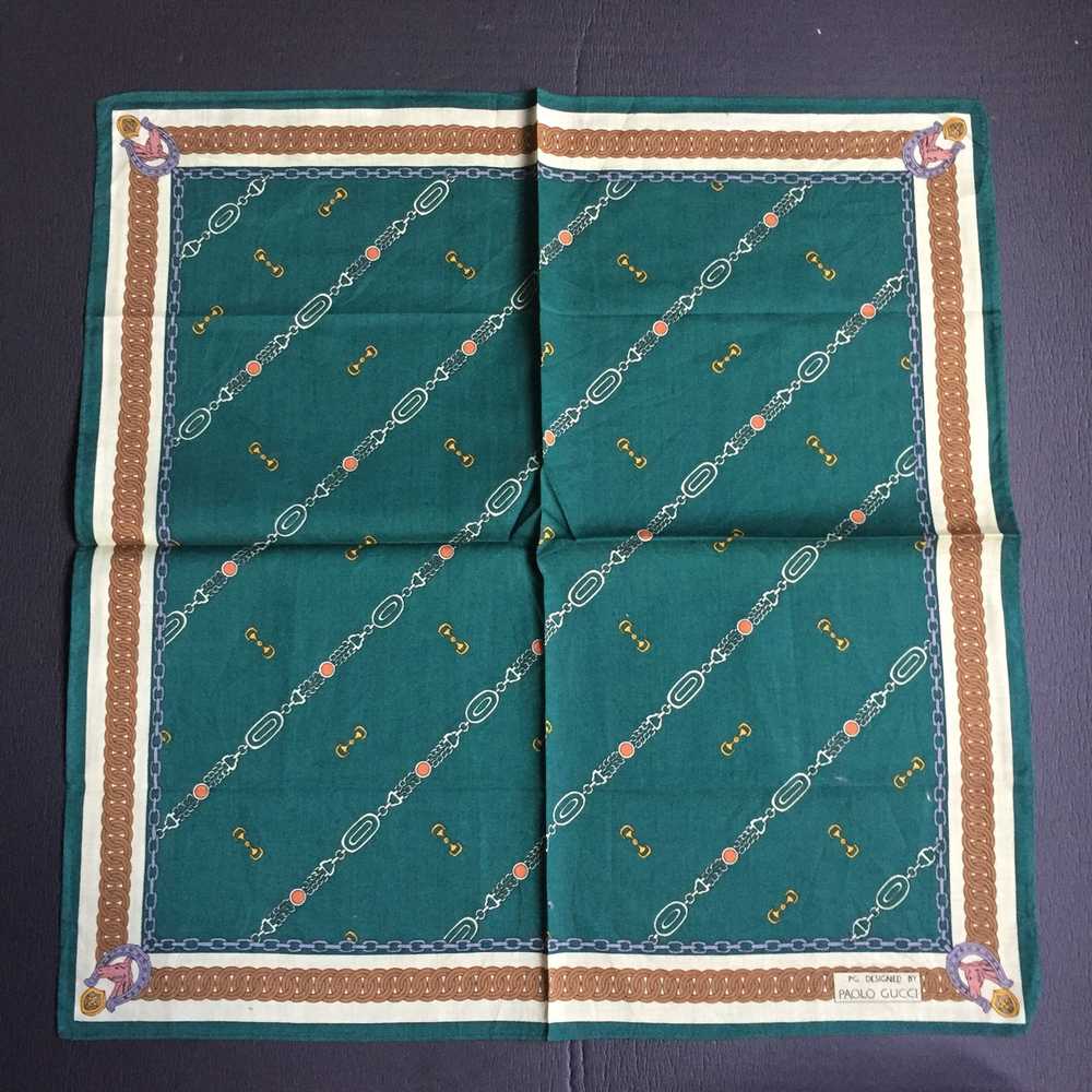 Paolo Gucci paolo gucci handkerchief bandana - image 4