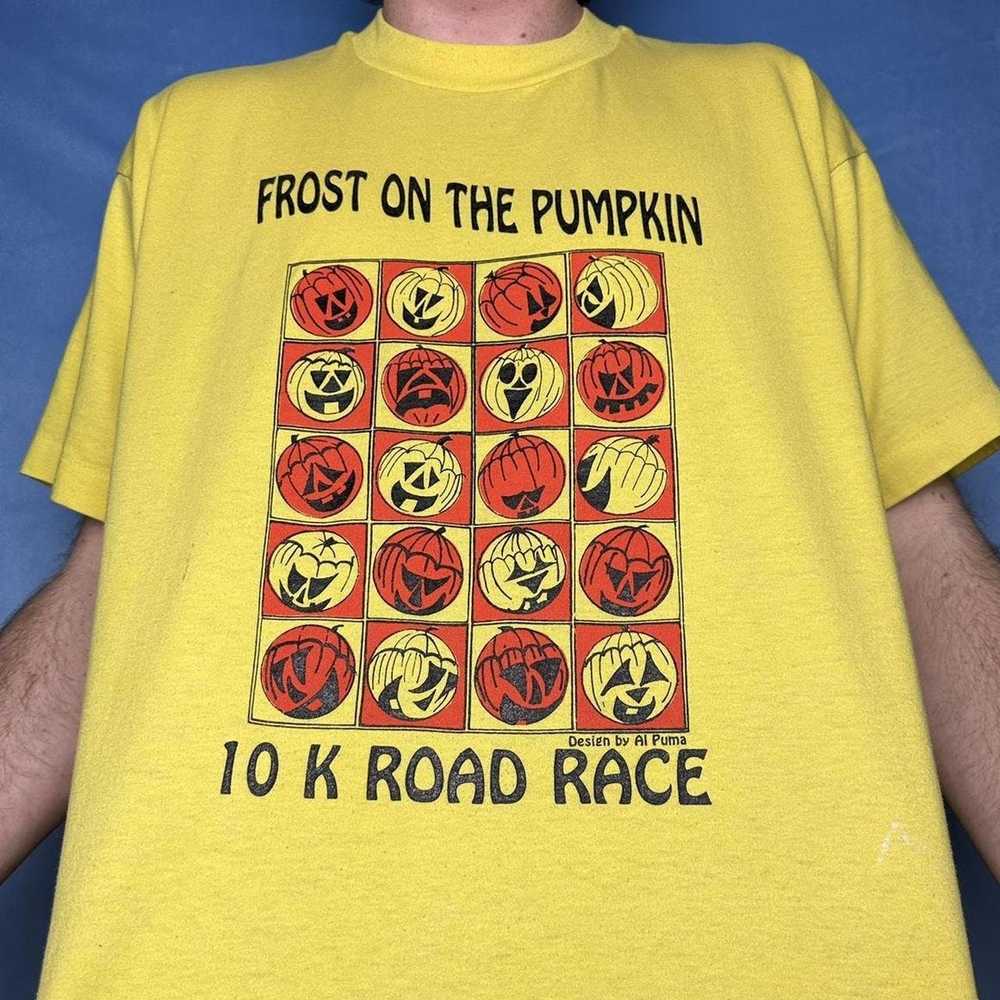 Vintage vintage pumpkin art t-shirt - image 1