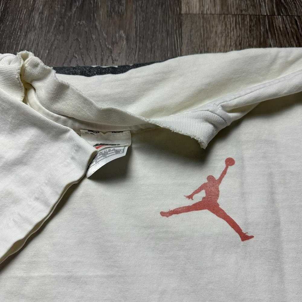 Nike × Vintage vintage nike jordan t-shirt basket… - image 3