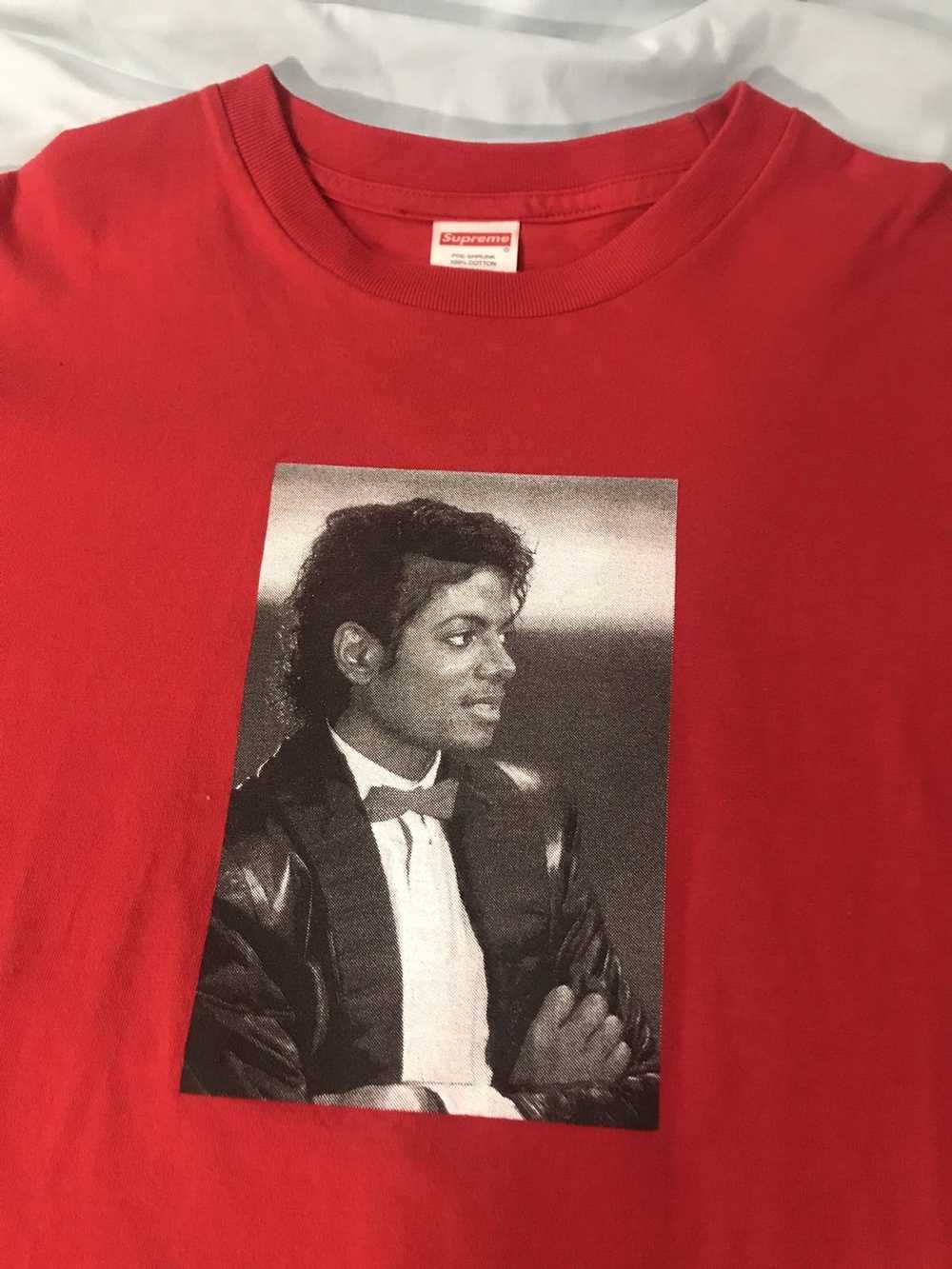 Supreme Supreme Michael Jackson Tee Red SS17 - image 1