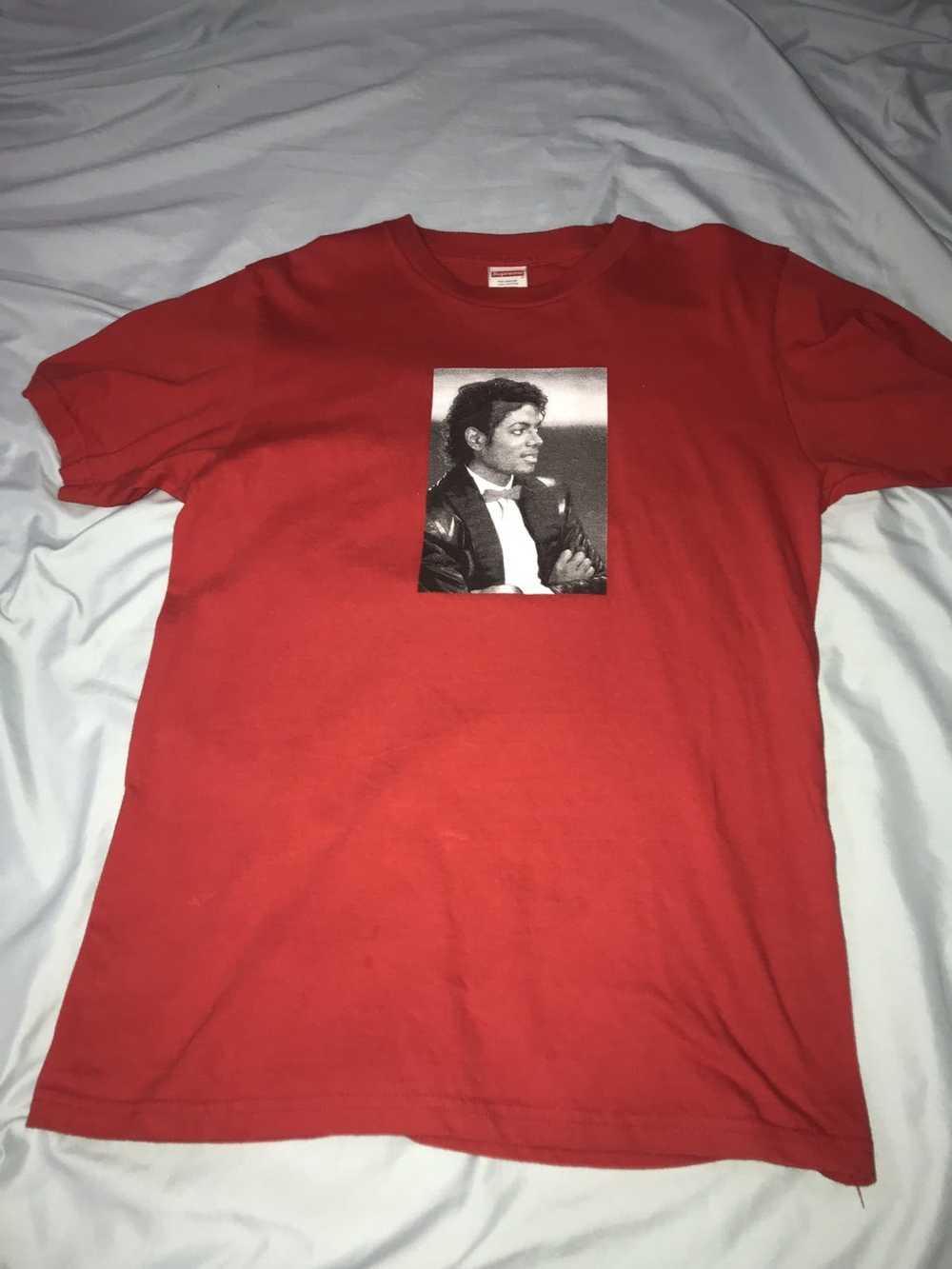 Supreme Supreme Michael Jackson Tee Red SS17 - image 2