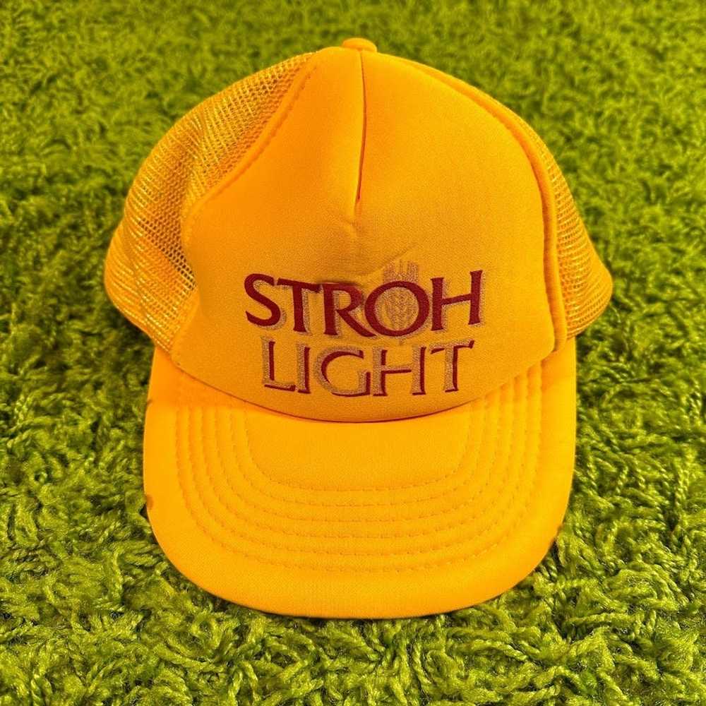 Streetwear × Vintage Vintage Stroh Light Beer Hat - image 2