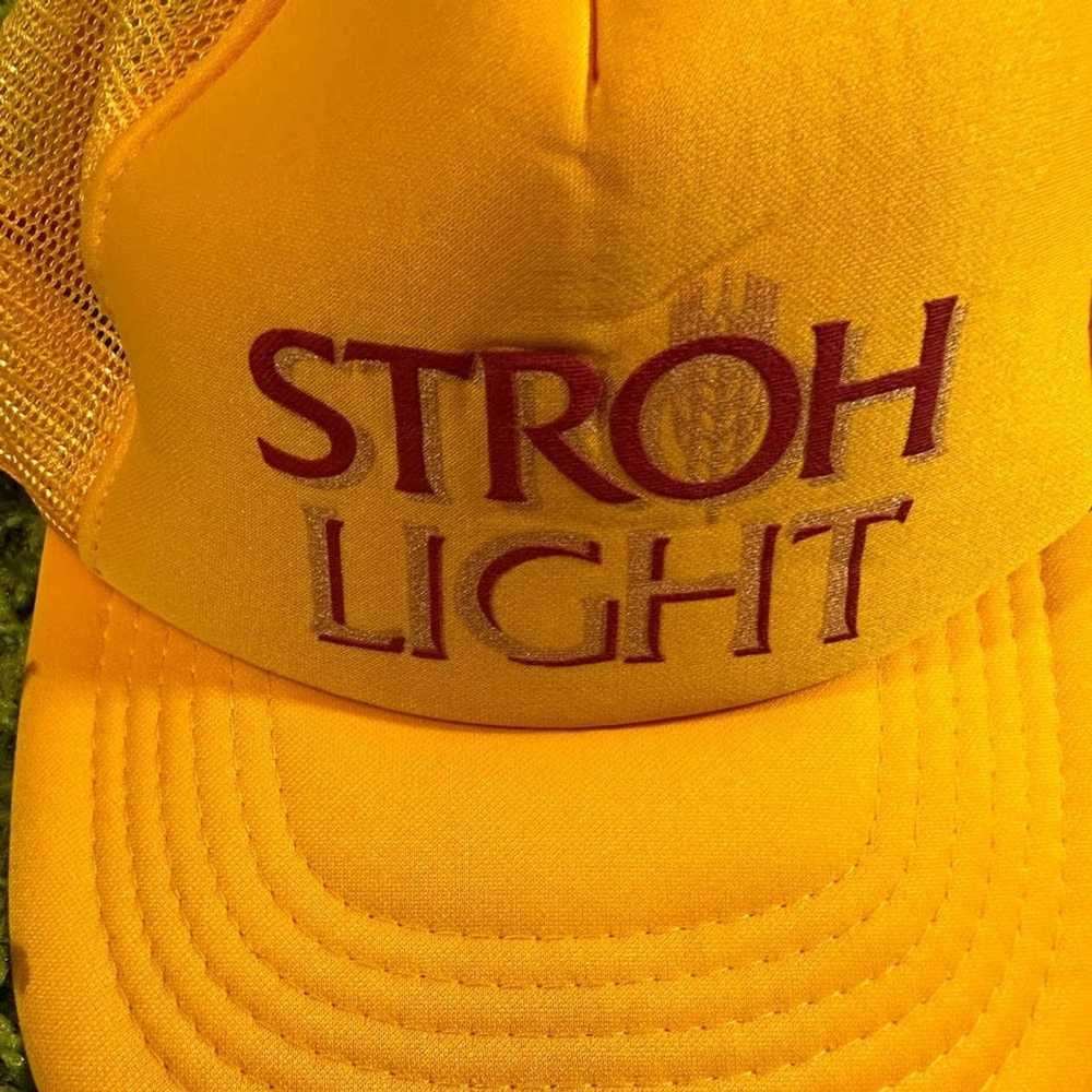 Streetwear × Vintage Vintage Stroh Light Beer Hat - image 3