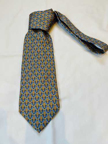 Alfred Dunhill Dunhill Tie Gold and Blue